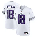 Zennovawear Justin Jefferson Minnesota Vikings Youth Game Jersey - White