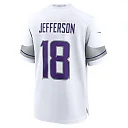 Zennovawear Justin Jefferson Minnesota Vikings Youth Game Jersey - White