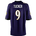 Zennovawear Justin Tucker Baltimore Ravens Youth Game Jersey - Purple