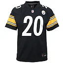 Zennovawear Kaleb Johnson Pittsburgh Steelers Youth Team Game Jersey - Black
