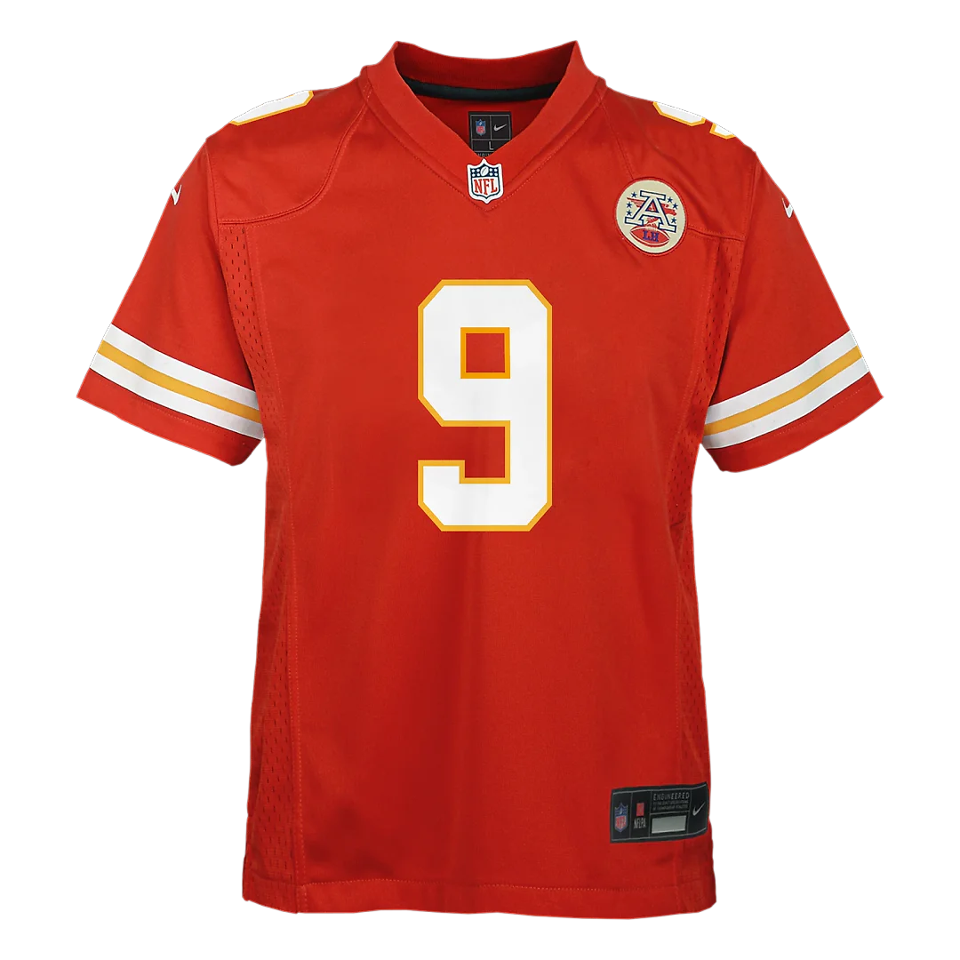 Zennovawear Kenneth Walker III Kansas City Chiefs Youth Game Jersey - Red