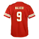 Zennovawear Kenneth Walker III Kansas City Chiefs Youth Game Jersey - Red