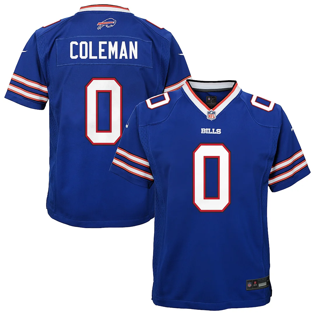 Zennovawear Keon Coleman Buffalo Bills Youth Team Game Jersey - Royal