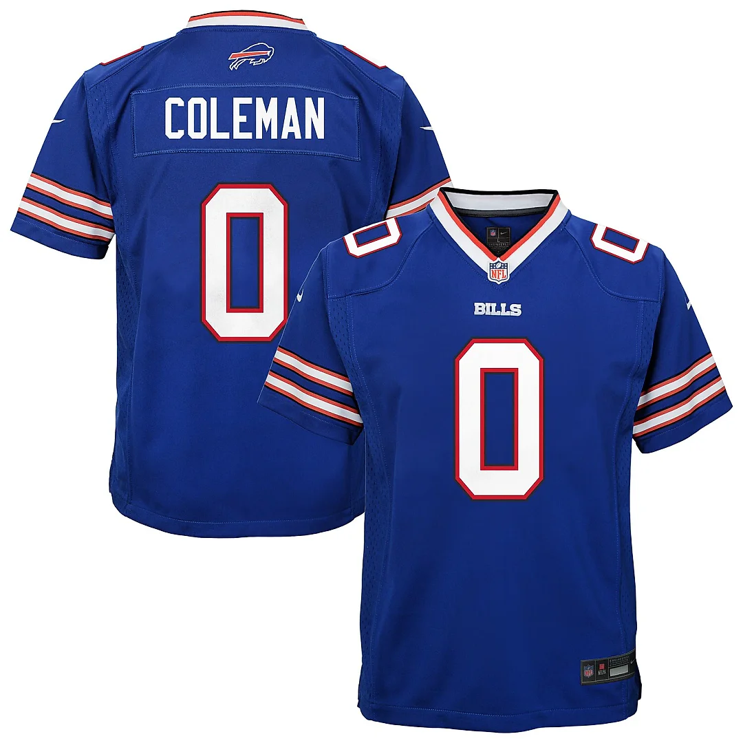 Zennovawear Keon Coleman Buffalo Bills Youth Team Game Jersey - Royal