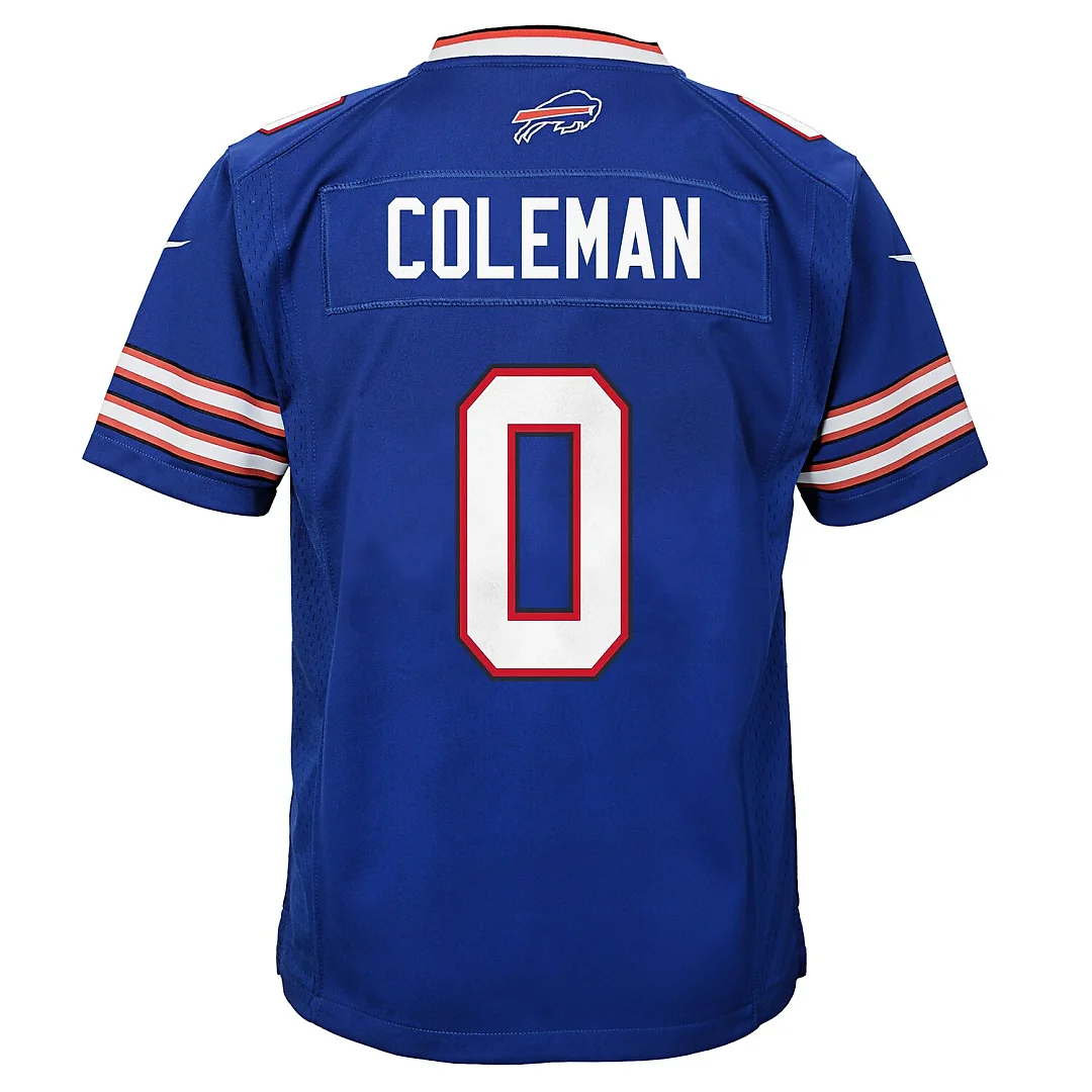 Zennovawear Keon Coleman Buffalo Bills Youth Team Game Jersey - Royal