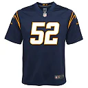 Zennovawear Khalil Mack Los Angeles Chargers Youth Game Jersey - Navy