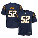 Zennovawear Khalil Mack Los Angeles Chargers Youth Game Jersey - Navy