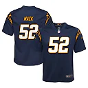 Zennovawear Khalil Mack Los Angeles Chargers Youth Game Jersey - Navy