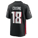 Zennovawear Kirk Cousins Atlanta Falcons Youth Game Jersey - Black