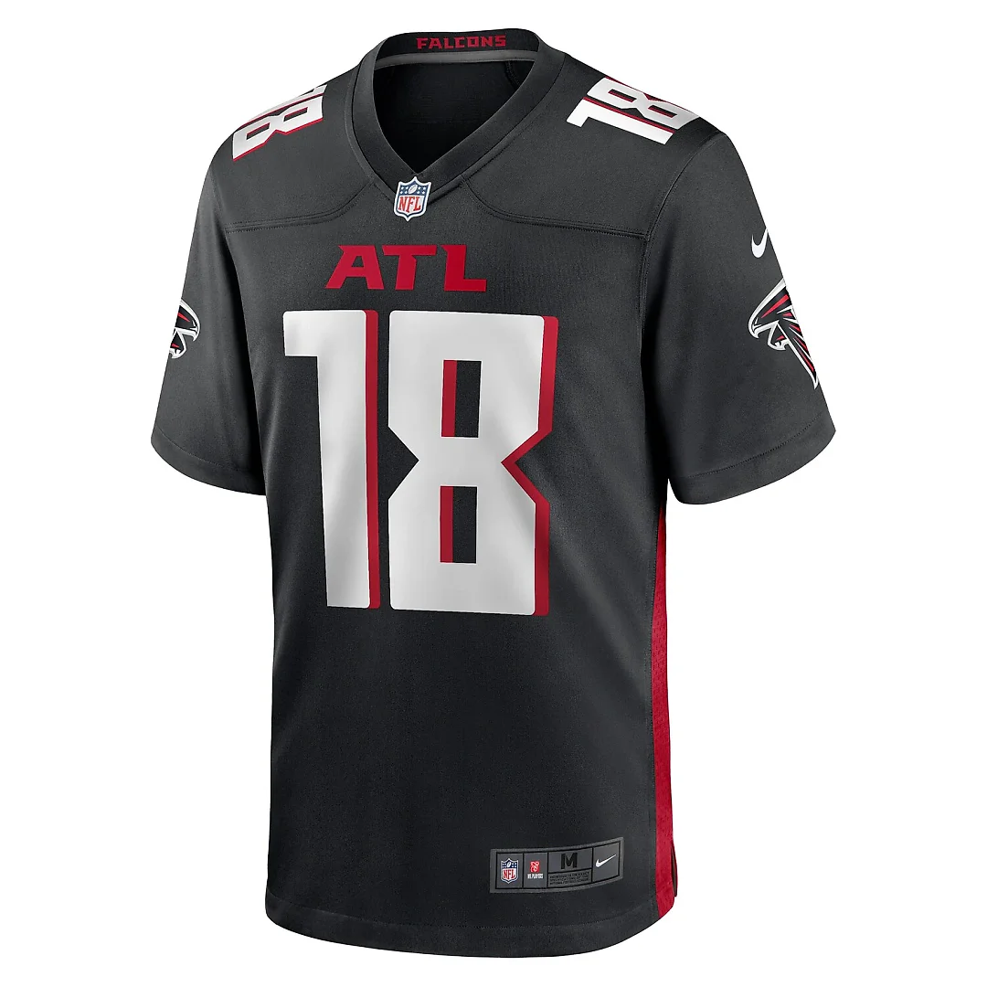 Zennovawear Kirk Cousins Atlanta Falcons Youth Game Jersey - Black