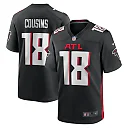 Zennovawear Kirk Cousins Atlanta Falcons Youth Game Jersey - Black