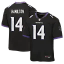 Zennovawear Kyle Hamilton Baltimore Ravens Youth Alternate Game Jersey - Black
