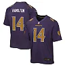 Zennovawear Kyle Hamilton Baltimore Ravens Youth Alternate 2 Game Jersey - Purple