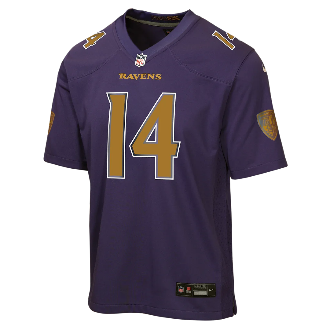 Zennovawear Kyle Hamilton Baltimore Ravens Youth Alternate 2 Game Jersey - Purple
