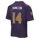 Zennovawear Kyle Hamilton Baltimore Ravens Youth Alternate 2 Game Jersey - Purple