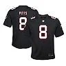 Zennovawear Kyle Pitts Sr. Atlanta Falcons Youth Game Jersey - Black