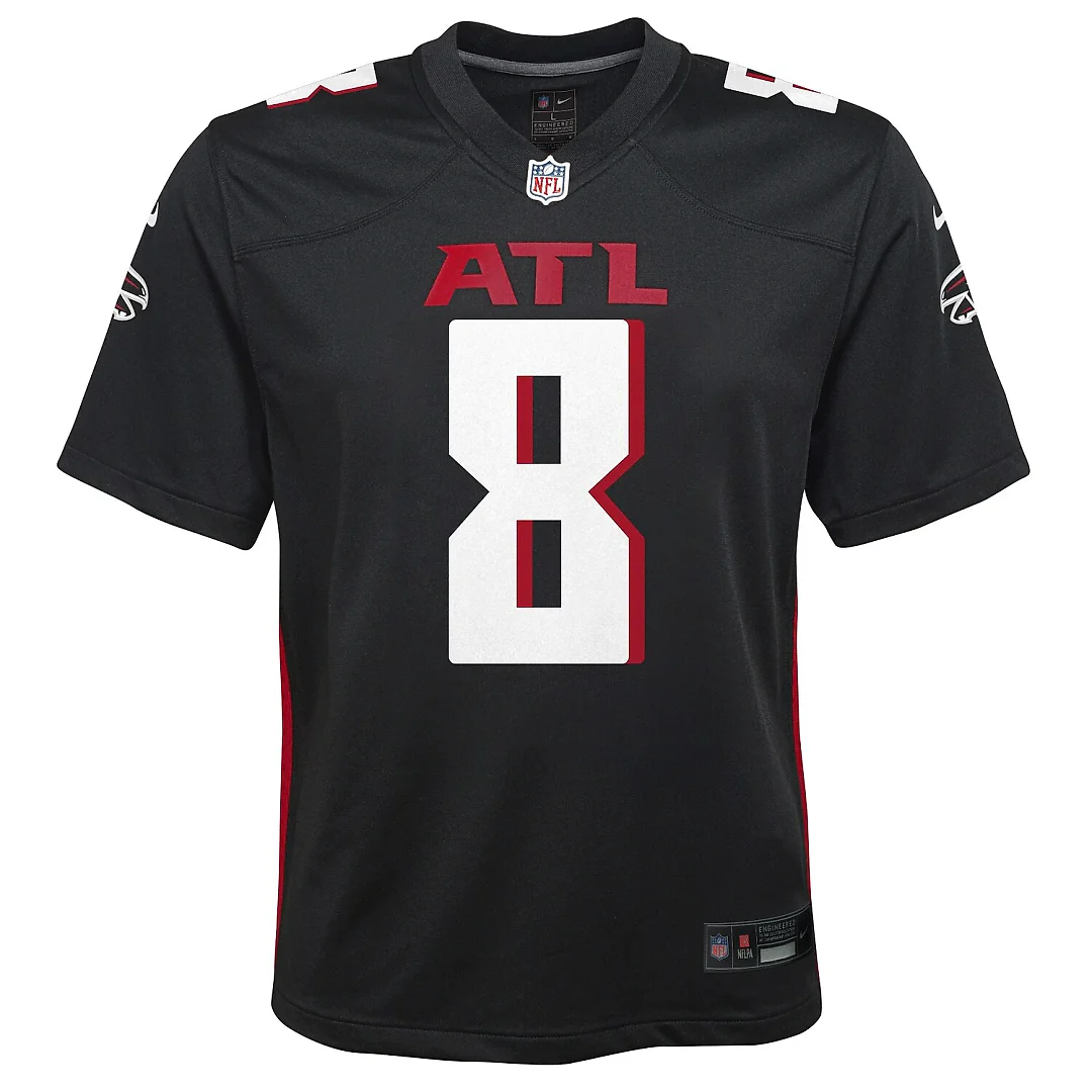 Zennovawear Kyle Pitts Sr. Atlanta Falcons Youth Game Jersey - Black