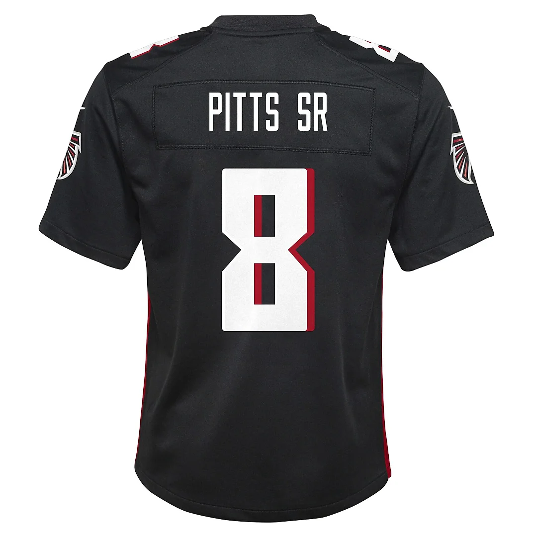 Zennovawear Kyle Pitts Sr. Atlanta Falcons Youth Game Jersey - Black