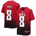 Zennovawear Kyle Pitts Sr. Atlanta Falcons Youth Game Jersey - Red