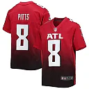 Zennovawear Kyle Pitts Sr. Atlanta Falcons Youth Game Jersey - Red