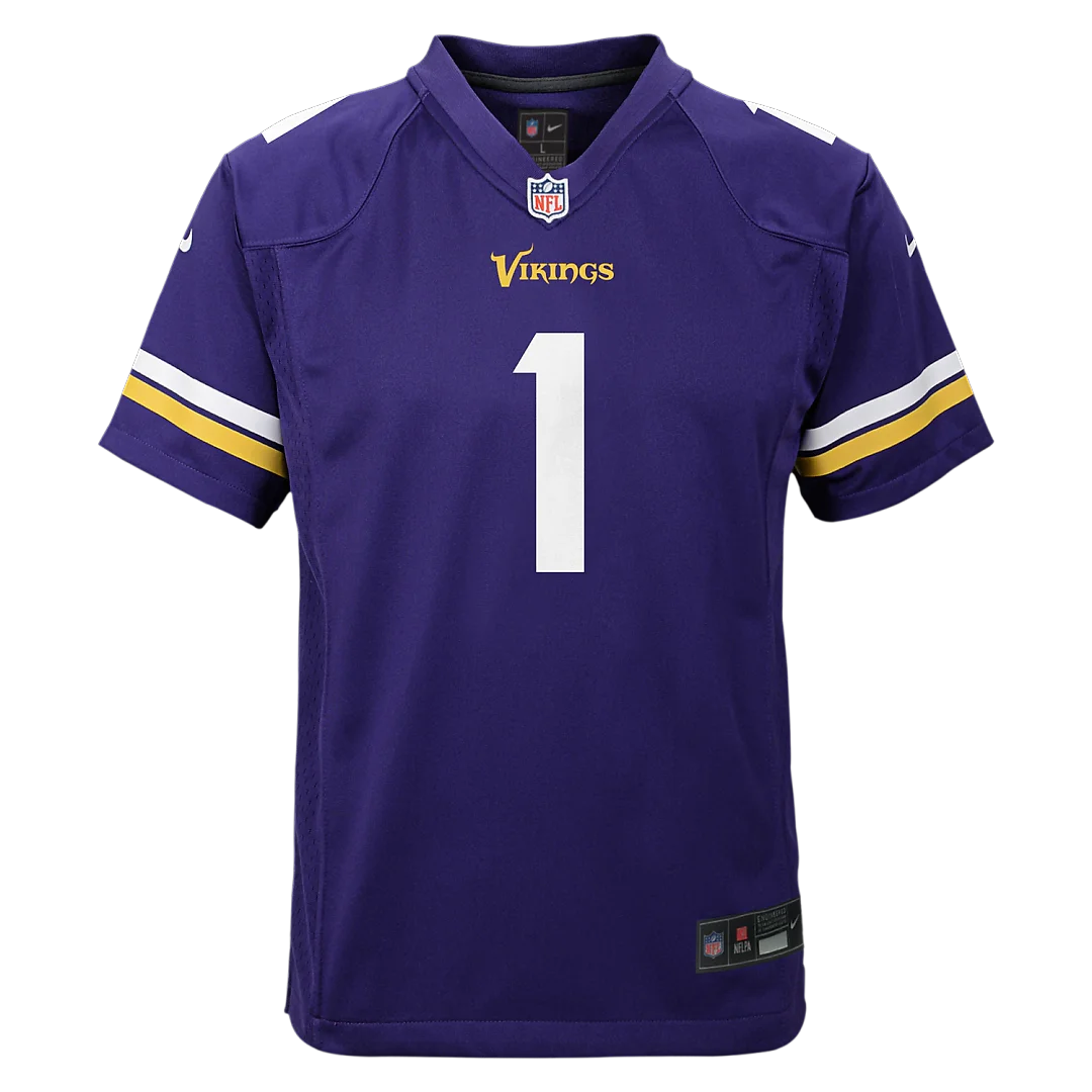 Zennovawear Kyler Murray Minnesota Vikings Youth Game Jersey - Purple