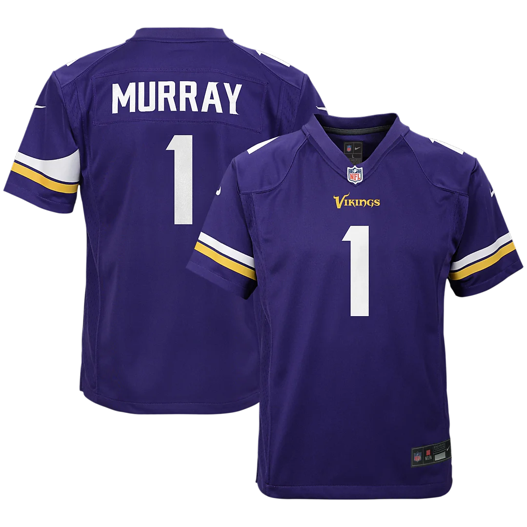 Zennovawear Kyler Murray Minnesota Vikings Youth Game Jersey - Purple
