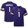 Zennovawear Kyler Murray Minnesota Vikings Youth Game Jersey - Purple