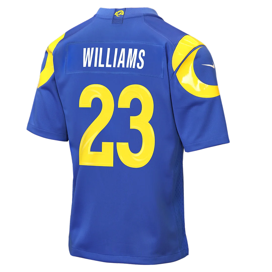 Zennovawear Kyren Williams Los Angeles Rams Youth Game Jersey - Royal