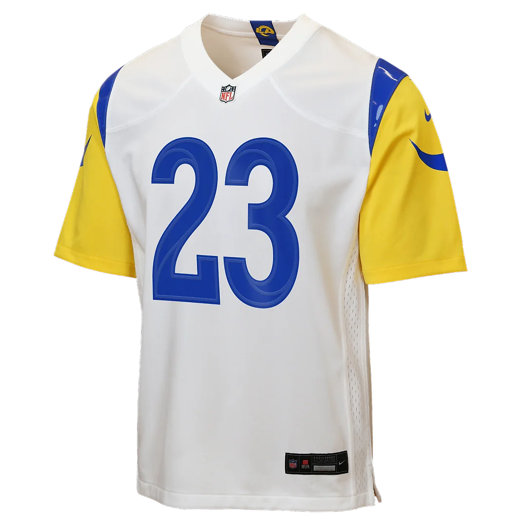 Zennovawear Kyren Williams Los Angeles Rams Youth Game Jersey - White