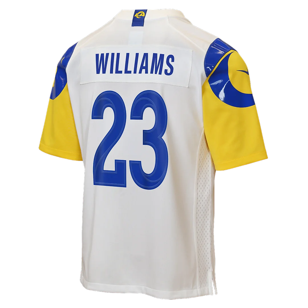 Zennovawear Kyren Williams Los Angeles Rams Youth Game Jersey - White