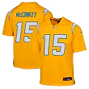 Zennovawear Ladd McConkey Los Angeles Chargers Youth Alternate Charger Power Game Player Jersey - Gold
