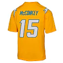 Zennovawear Ladd McConkey Los Angeles Chargers Youth Alternate Charger Power Game Player Jersey - Gold
