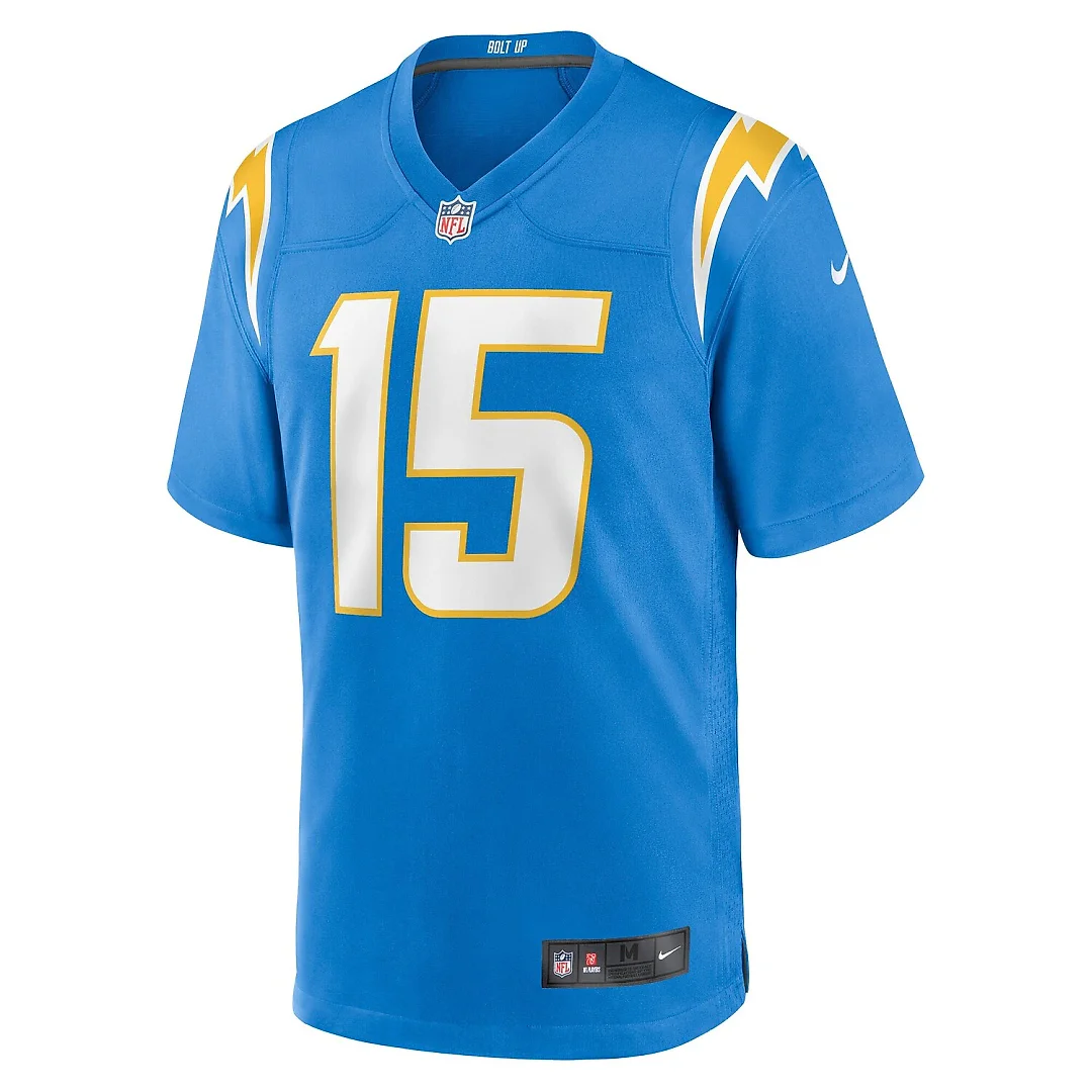 Zennovawear Ladd McConkey Los Angeles Chargers Youth Game Jersey - Powder Blue