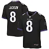 Zennovawear Lamar Jackson Baltimore Ravens Youth Alternate Game Jersey - Black