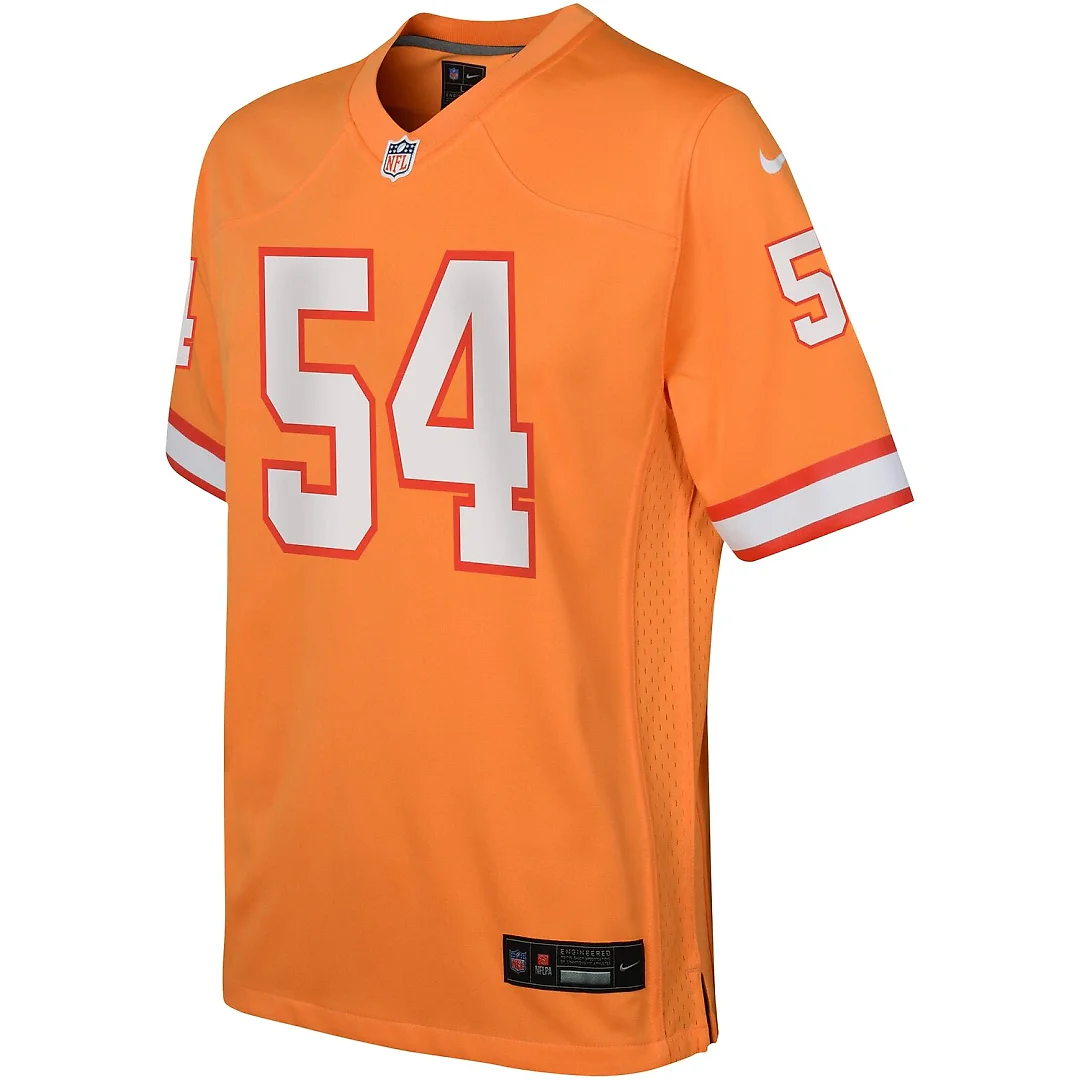 Zennovawear Lavonte David Tampa Bay Buccaneers Youth Game Jersey - Orange