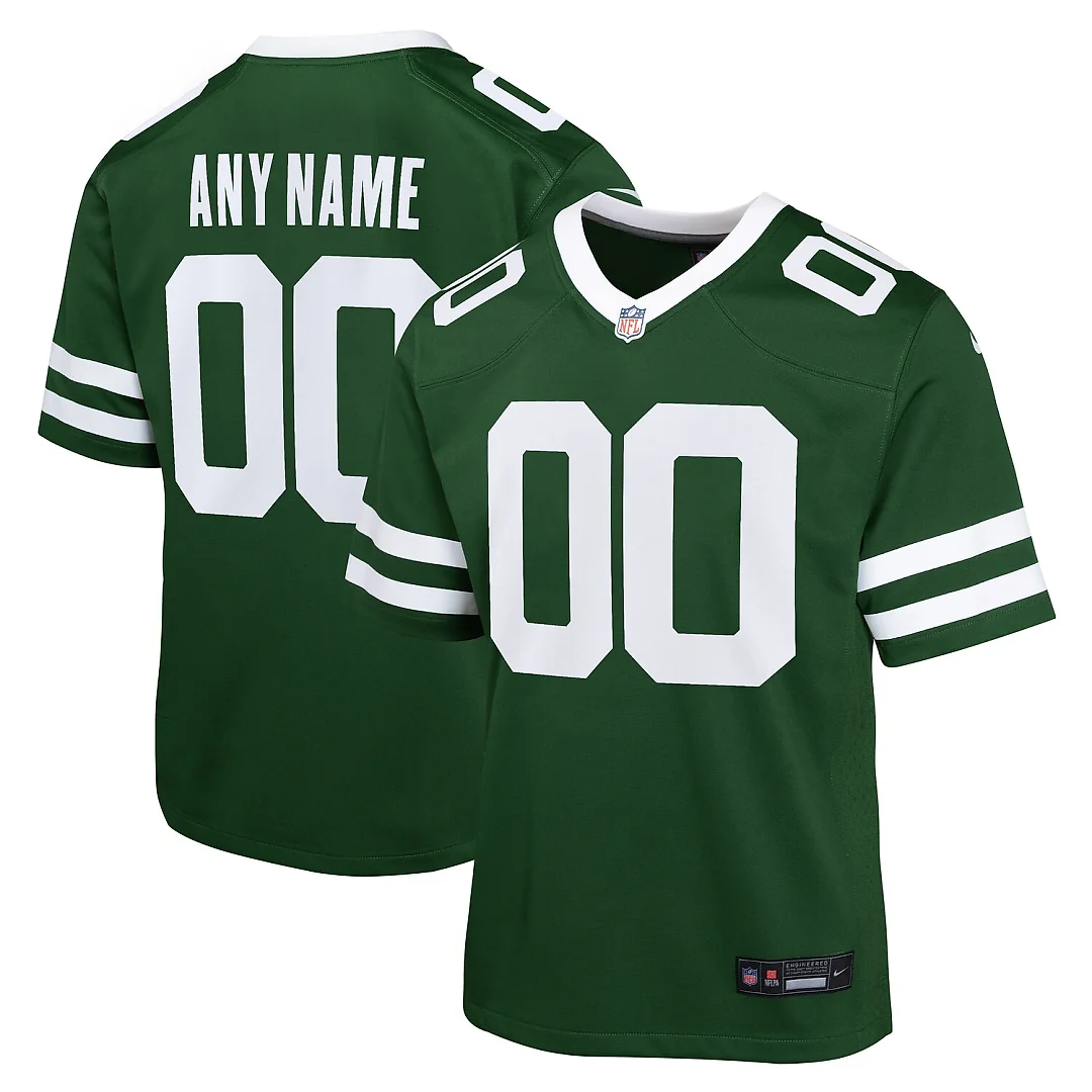 Zennovawear New York Jets Youth Custom Game Jersey - Legacy Green