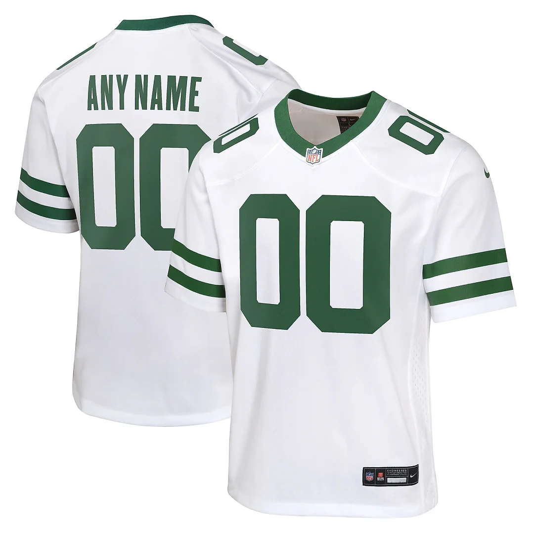 Zennovawear New York Jets Youth Custom Game Jersey - Legacy White