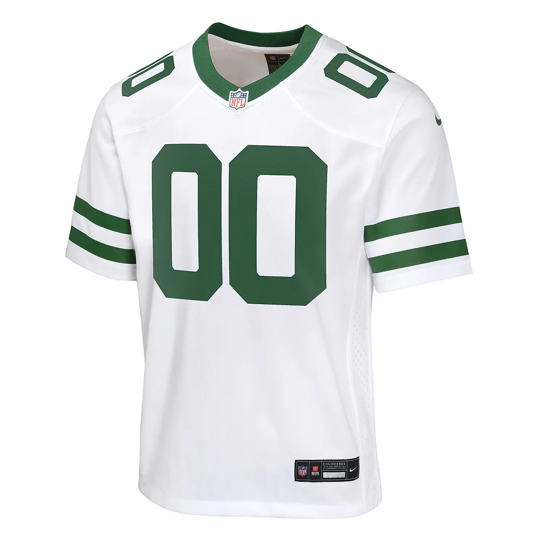 Zennovawear New York Jets Youth Custom Game Jersey - Legacy White