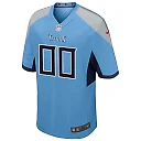 Zennovawear Tennessee Titans Youth Alternate Custom Game Jersey - Light Blue