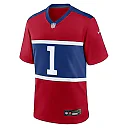 Zennovawear Malik Nabers New York Giants Youth Game Jersey - Red
