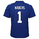 Zennovawear Malik Nabers New York Giants Youth Game Jersey - Royal