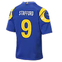 Zennovawear Matthew Stafford Los Angeles Rams Youth Team Game Jersey - Royal