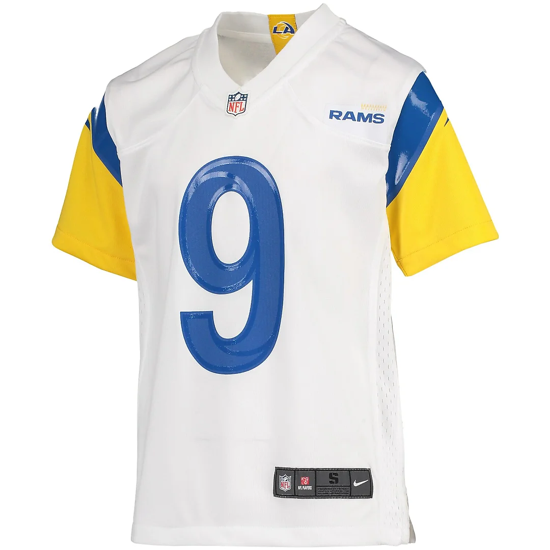 Zennovawear Matthew Stafford Los Angeles Rams Youth Game Jersey - White