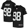 Zennovawear Maxx Crosby Las Vegas Raiders Youth Game Jersey - Black