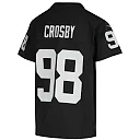 Zennovawear Maxx Crosby Las Vegas Raiders Youth Game Jersey - Black