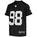 Zennovawear Maxx Crosby Las Vegas Raiders Youth Game Jersey - Black