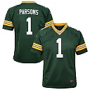 Zennovawear Micah Parsons Green Bay Packers Youth Game Player Jersey - Green