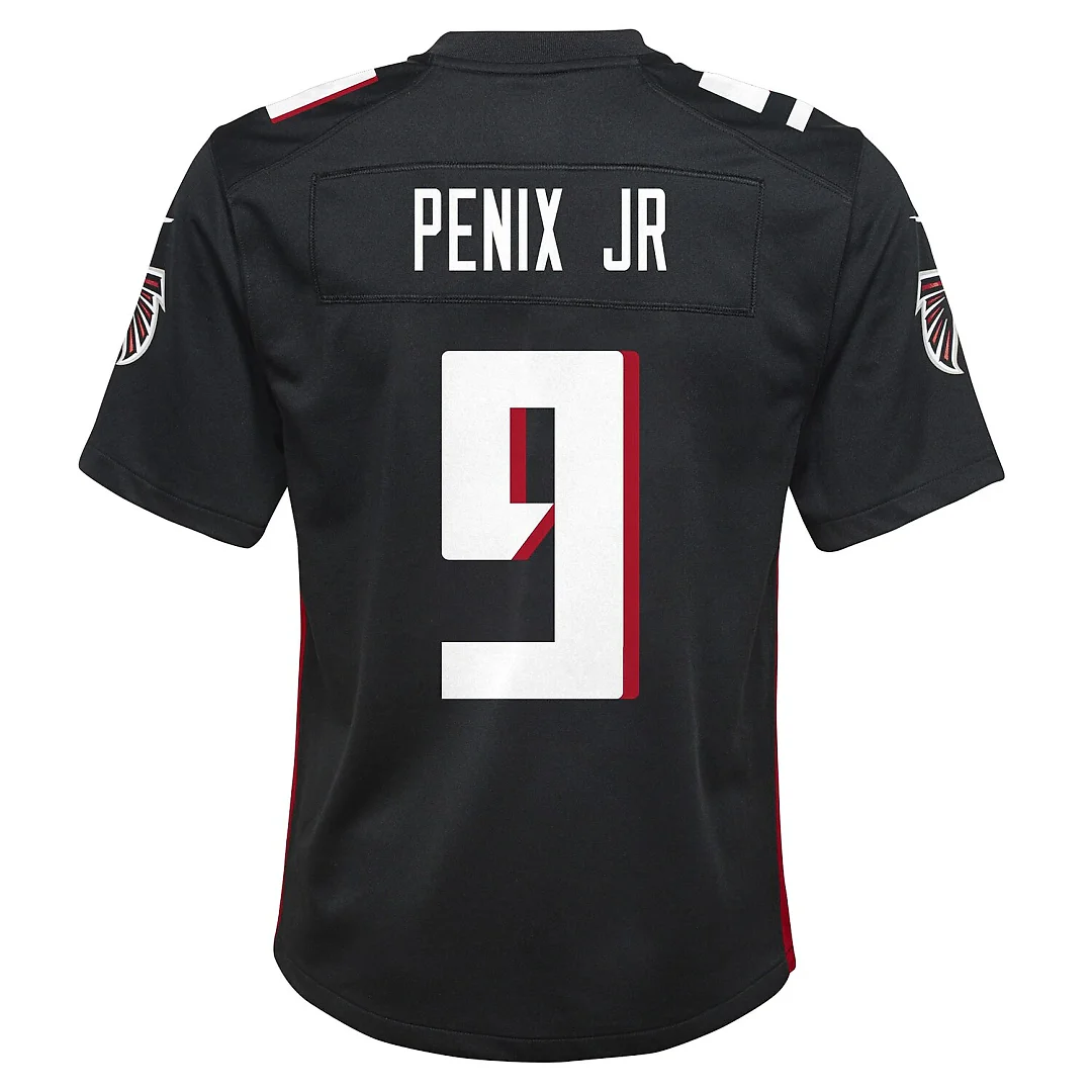 Zennovawear Michael Penix Jr. Atlanta Falcons Youth Team Game Jersey - Black