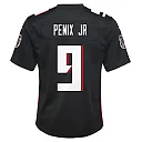 Zennovawear Michael Penix Jr. Atlanta Falcons Youth Team Game Jersey - Black