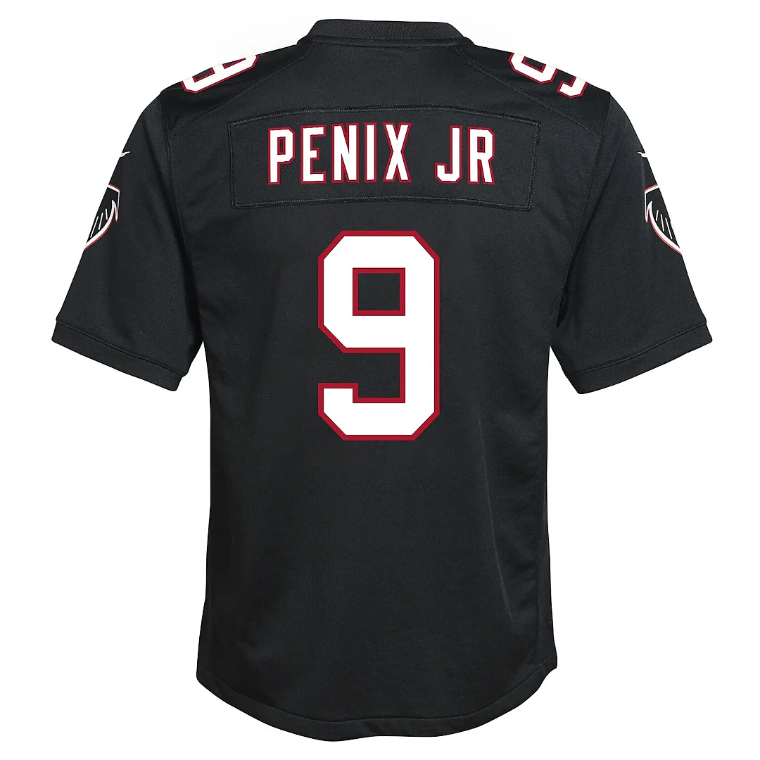 Zennovawear Michael Penix Jr. Atlanta Falcons Youth Alternate Game Jersey - Black
